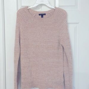 Banana Republic Factory powder pink knit crewneck sweater in size medium
